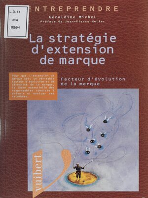 cover image of La stratégie d'extension de marque